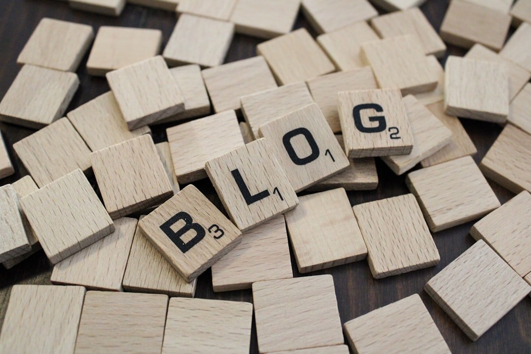 Egy kreatív blogger írás közben