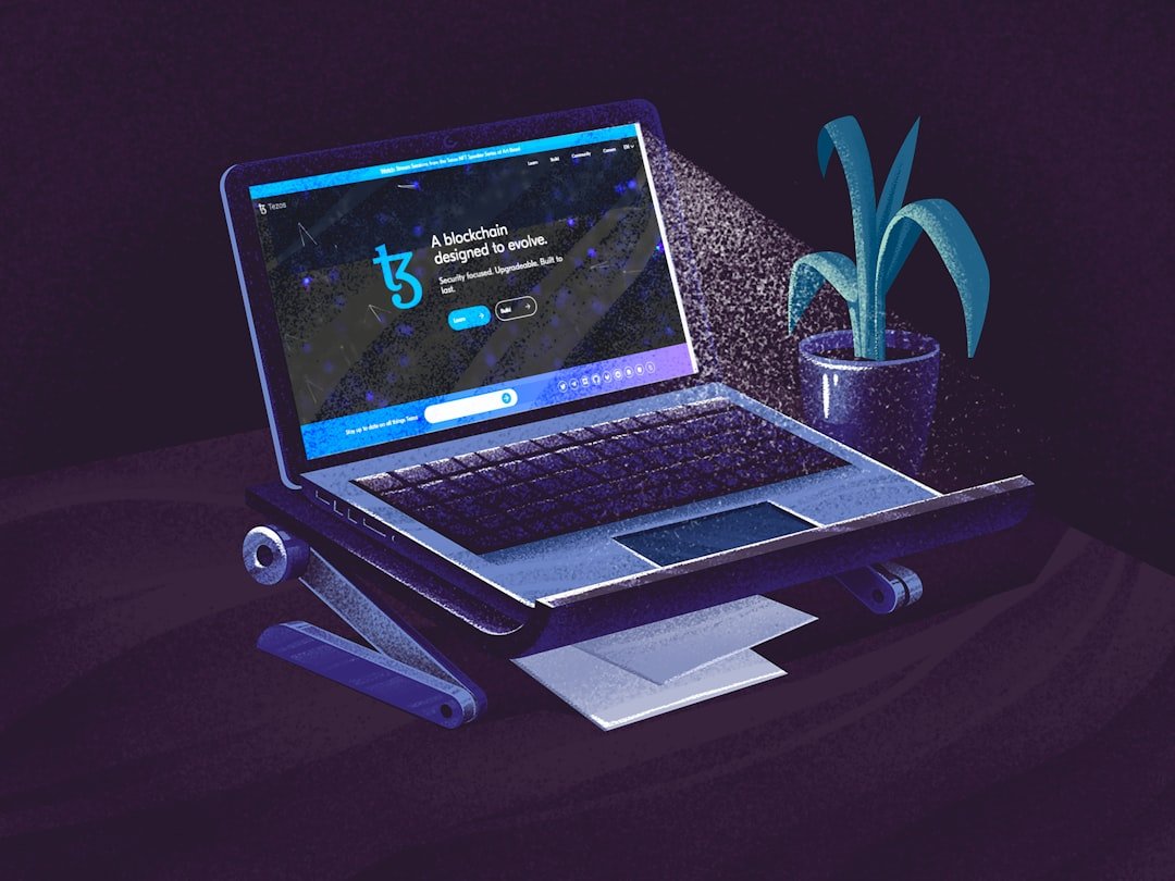 Illustration of a person with a laptop surrounded by question marks symbolizing web-related fears.